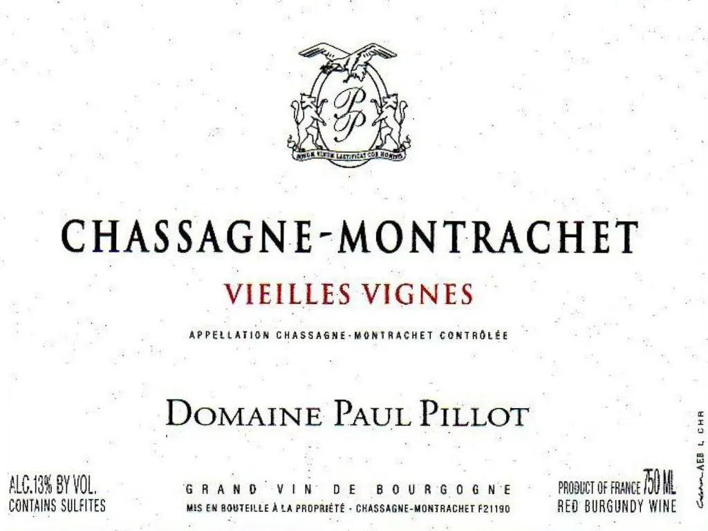 Chassagne-Montrachet Rouge Vieilles Vignes Bottle