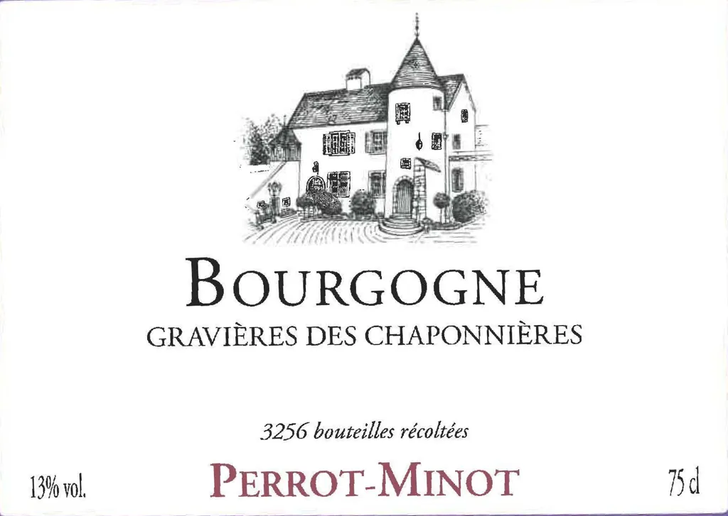 Bourgogne Gravieres des Chaponnieres Rouge Bottle