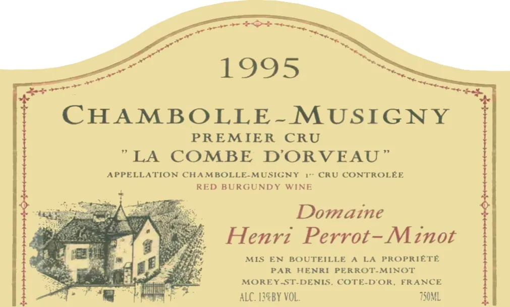 Chambolle-Musigny La Combe d'Orveau Premier Cru Bottle
