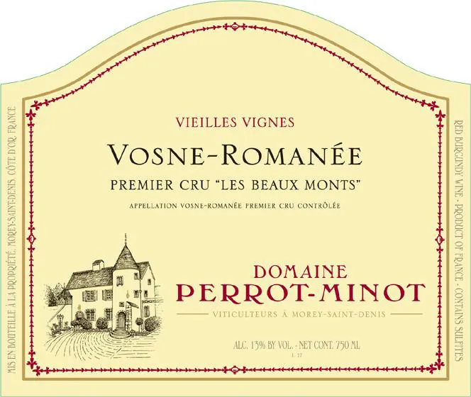 Vosne-Romanee Les Beaux Monts Premier Cru Bottle