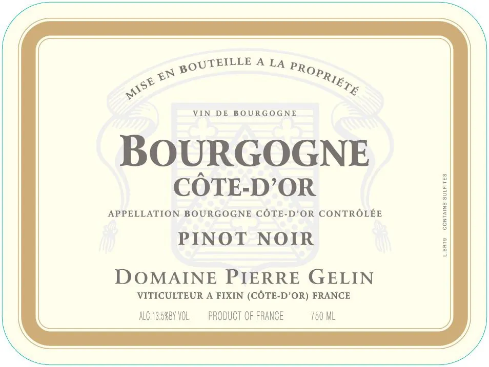 Bourgogne Rouge Bottle