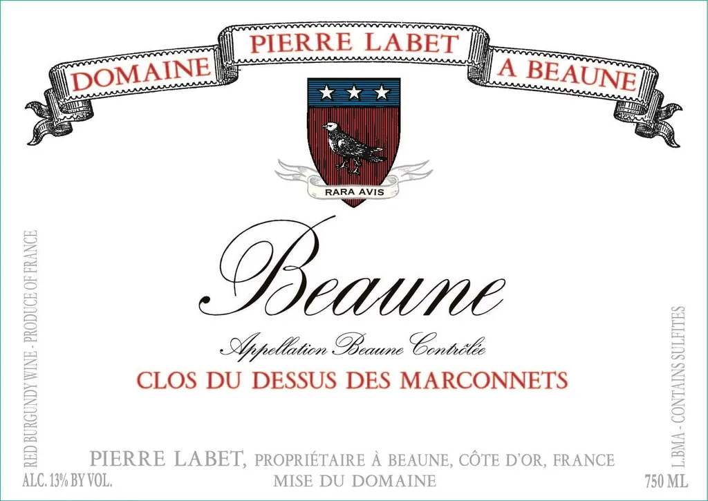 Beaune Clos du dessus des Marconnets Rouge Bottle