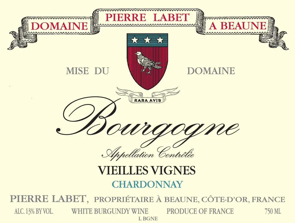 Bourgogne Chardonnay Vieilles Vignes Bottle