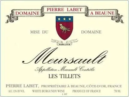 Meursault Les Tillets Bottle