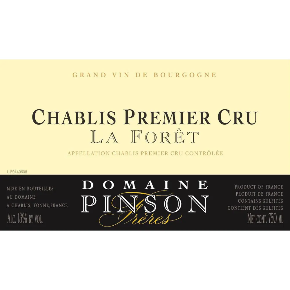 Chablis La Foret Premier Cru Bottle