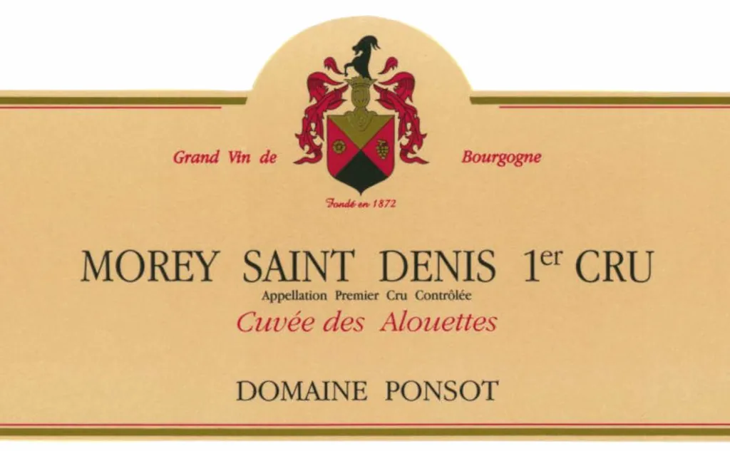 Morey-St-Denis Cuvee des Alouettes Premier Cru Bottle