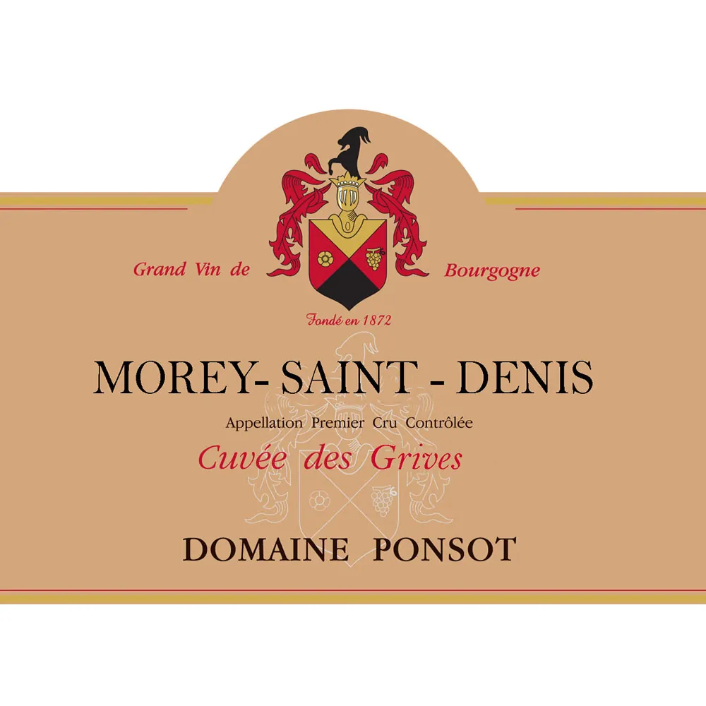 Morey-St-Denis Cuvee des Grives Bottle