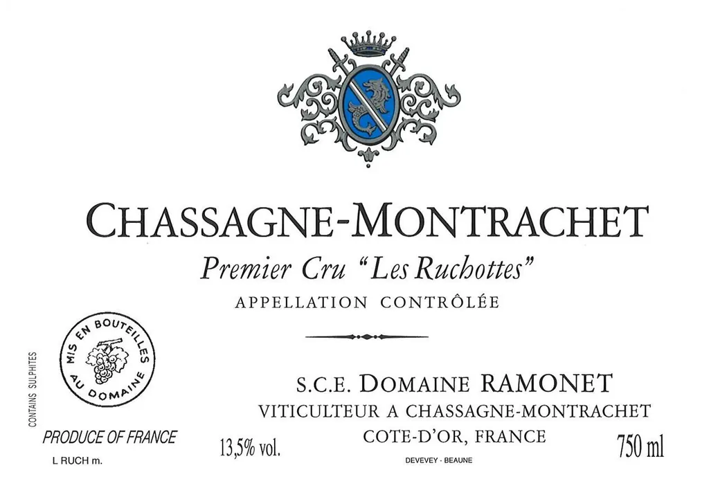Chassagne-Montrachet Les Ruchottes Premier Cru Bottle