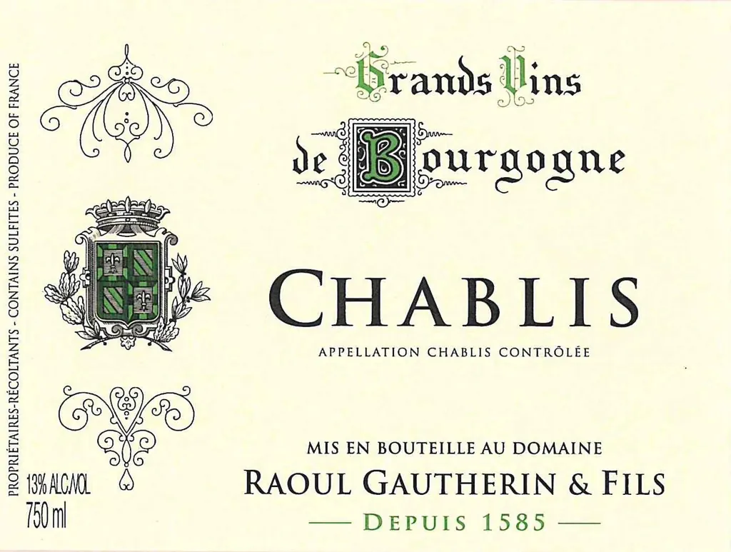 Chablis Bottle