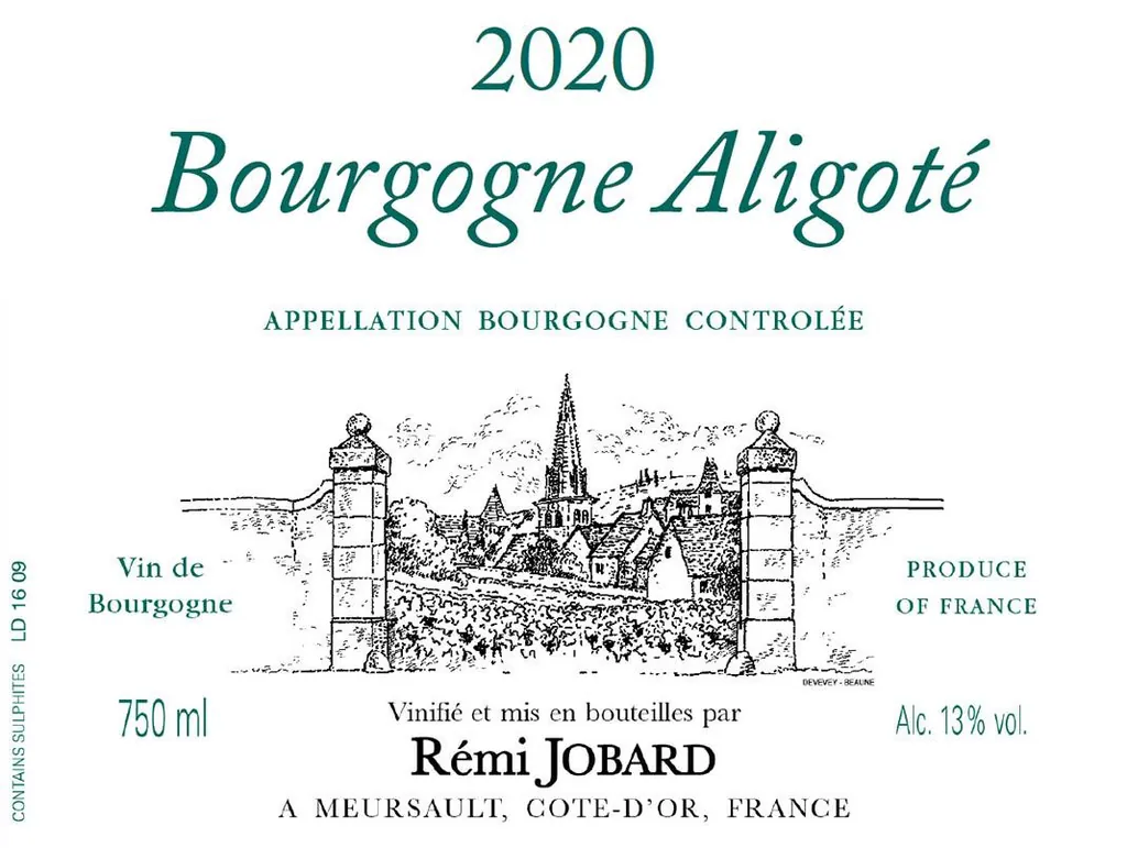 Bourgogne Aligote Bottle
