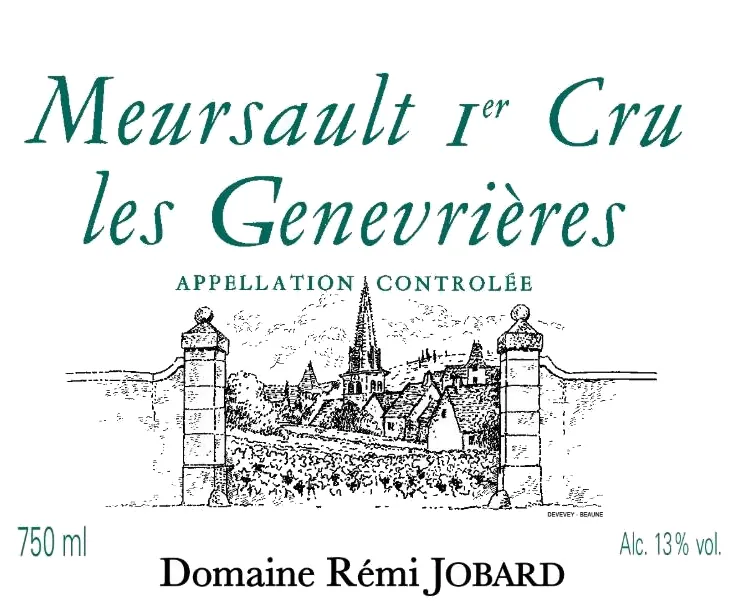 Meursault Genevrieres Premier Cru Bottle
