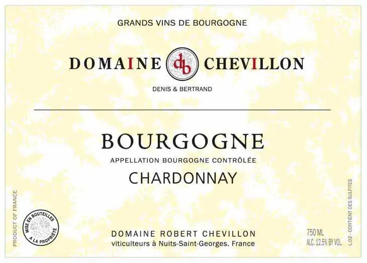 Bourgogne Chardonnay Bottle