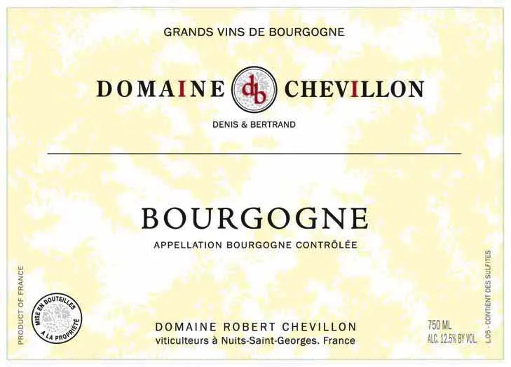 Bourgogne Pinot Noir Bottle
