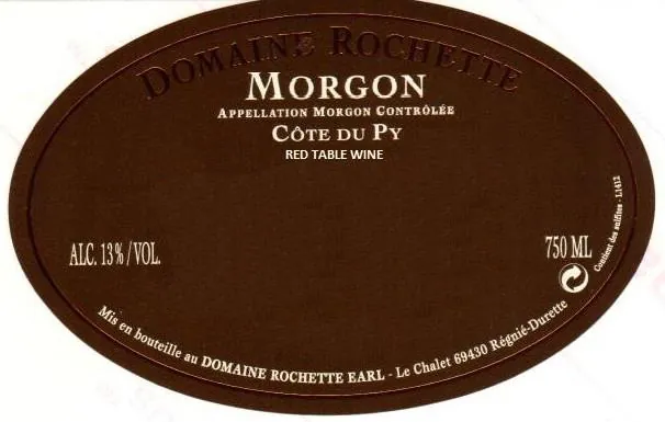 Morgon Cote du Py Bottle