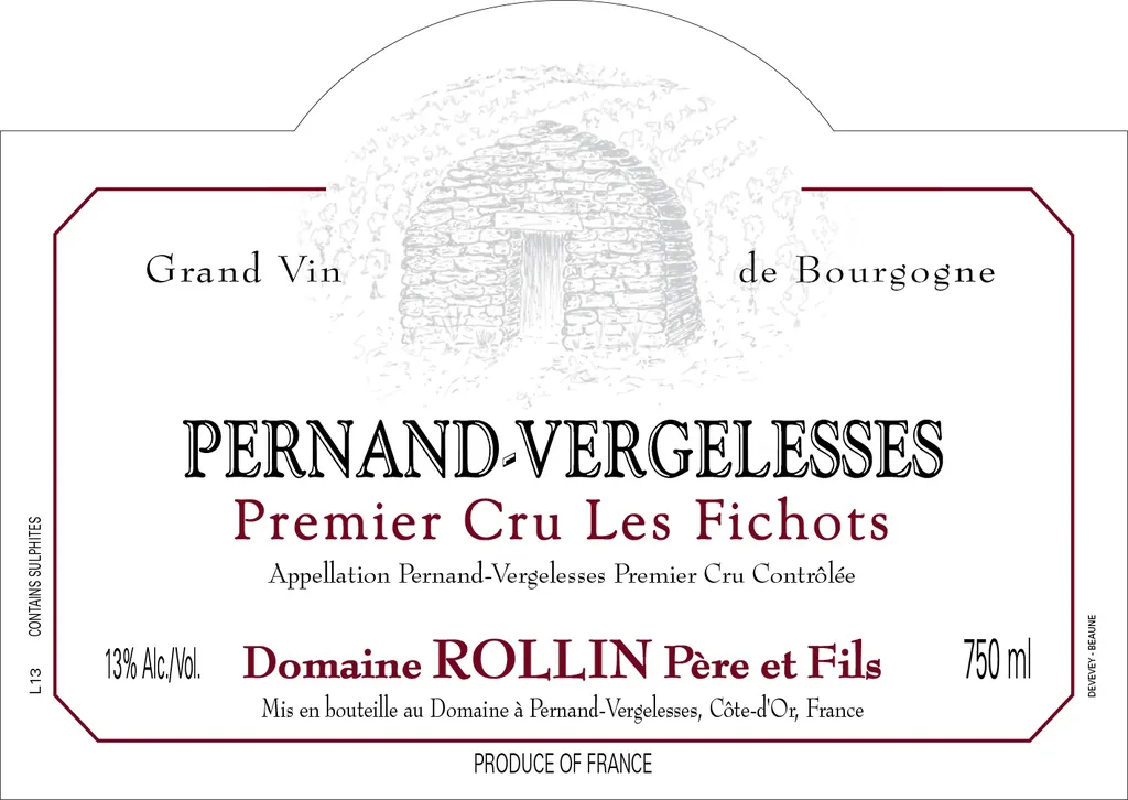 Pernand-Vergelesses Les Fichots Premier Cru Bottle