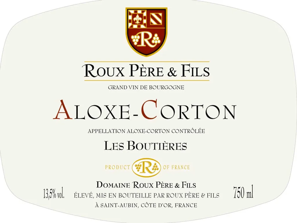 Aloxe-Corton Les Boutieres Blanc Bottle