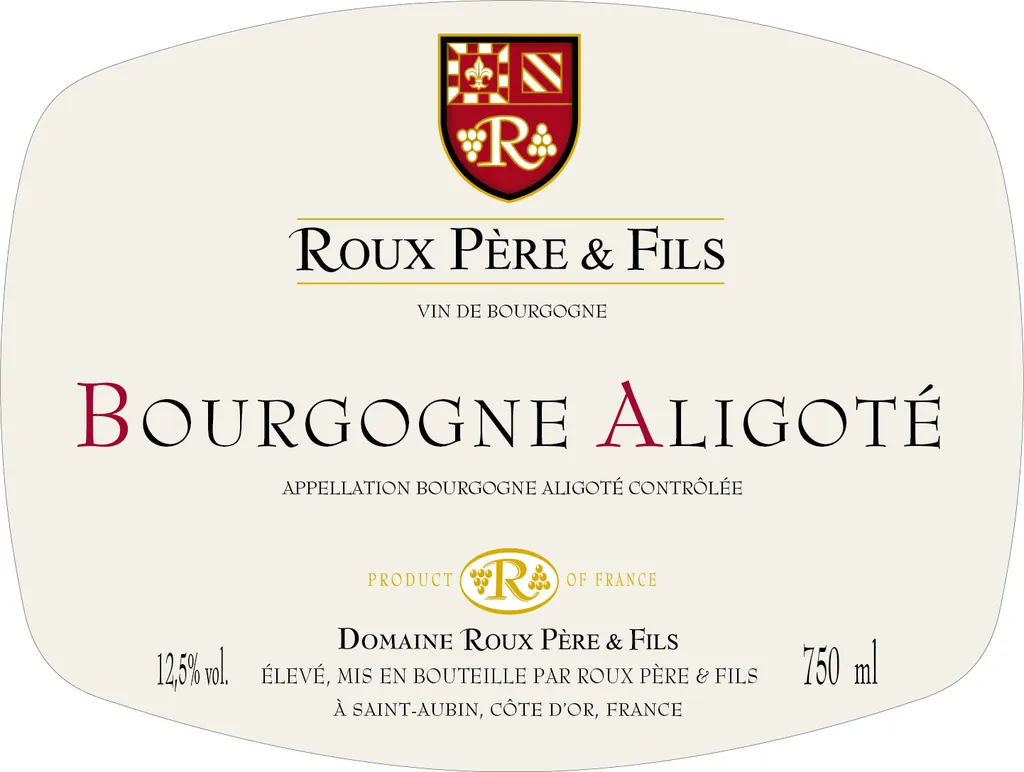 Bourgogne Aligote Bottle