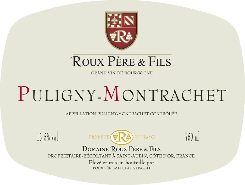 Puligny-Montrachet Bottle
