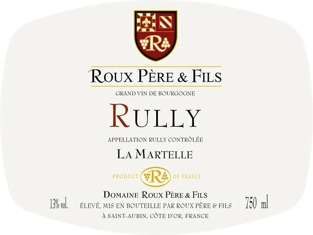 Rully La Martelle Rouge Bottle