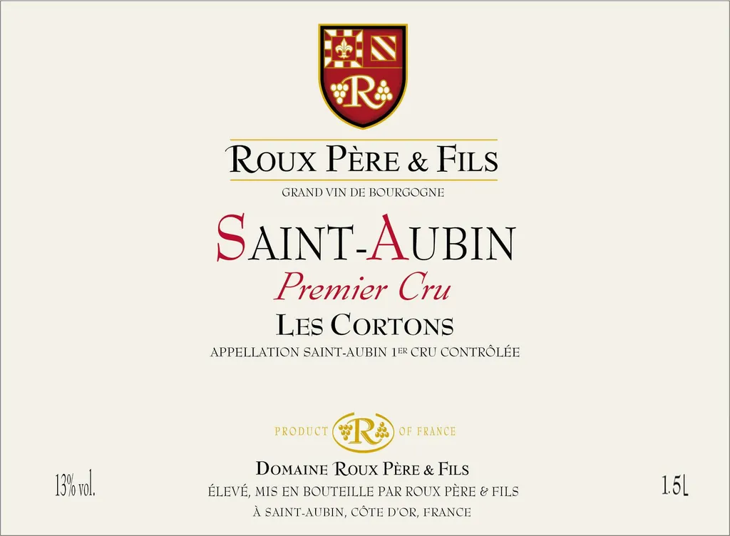 St-Aubin Les Cortons Premier Cru Bottle