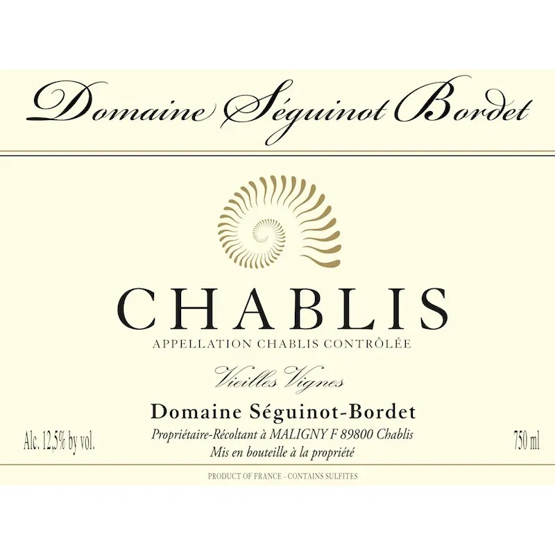 Chablis Vieilles Vignes Bottle