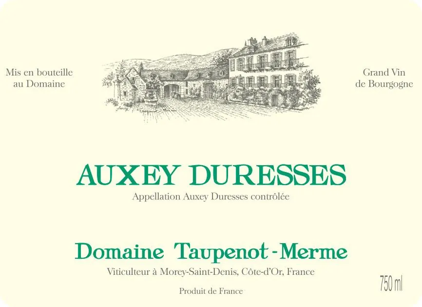 Auxey-Duresses Blanc Bottle