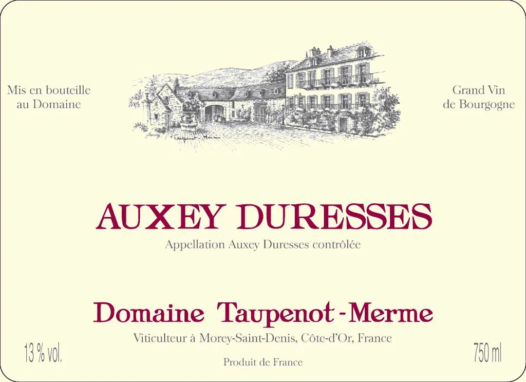 Auxey-Duresses Premier Cru Bottle
