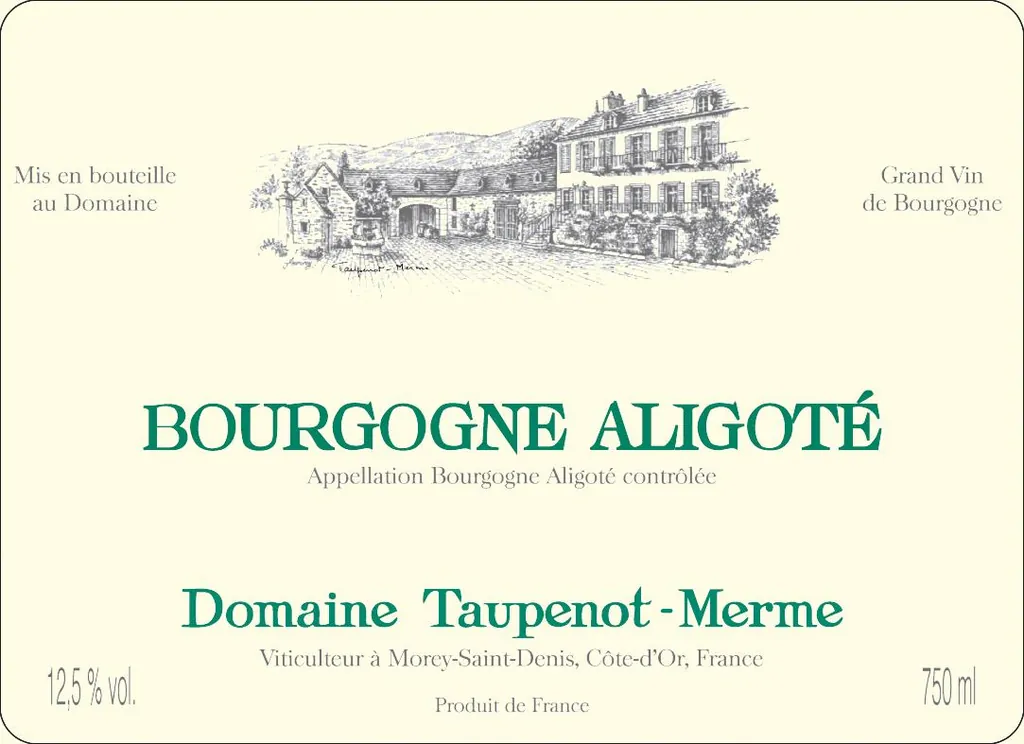 Bourgogne Aligote Bottle