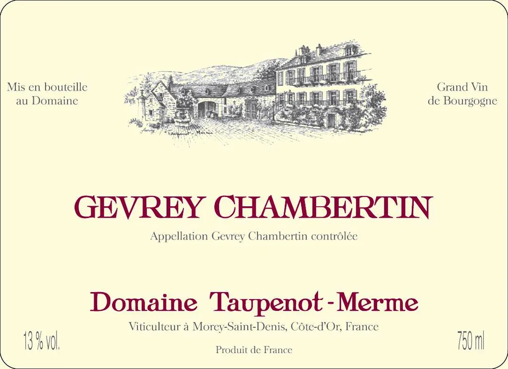 Gevrey-Chambertin Bottle