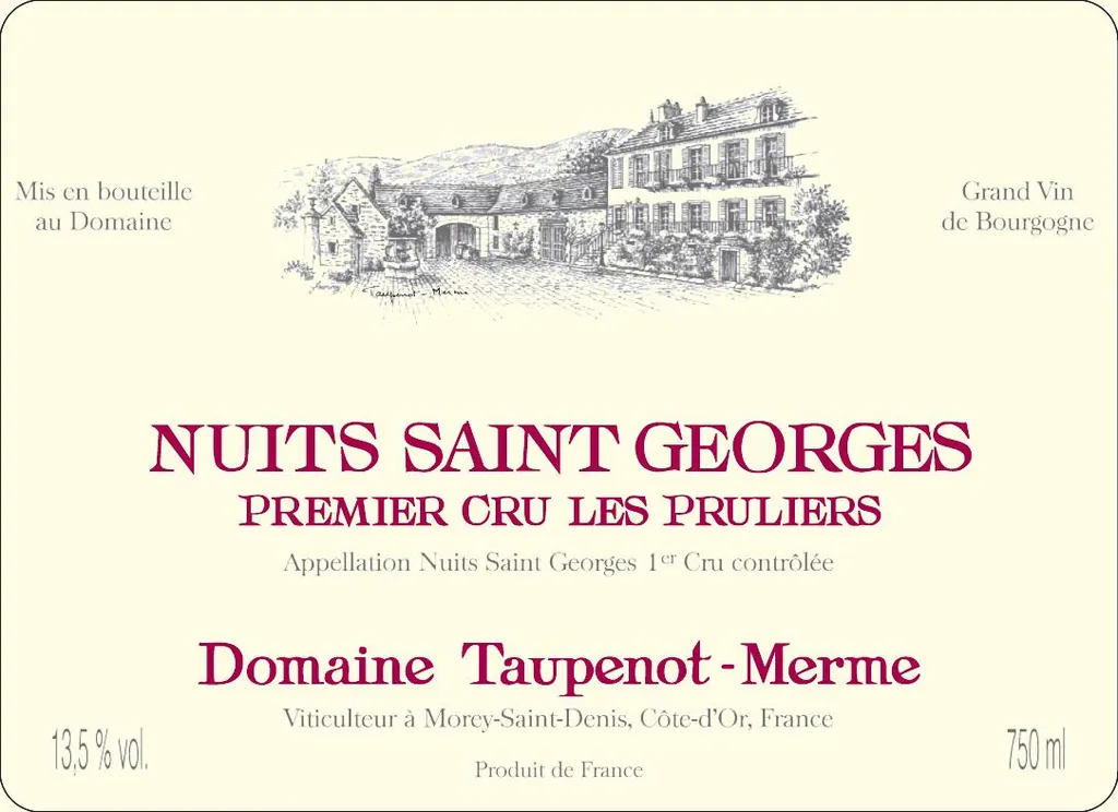 Nuits-Saint-Georges Les Pruliers Premier Cru Bottle