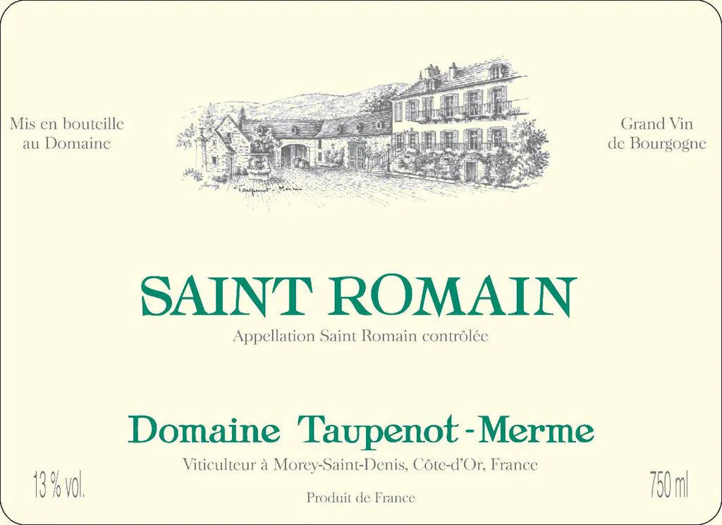Saint-Romain Blanc Bottle