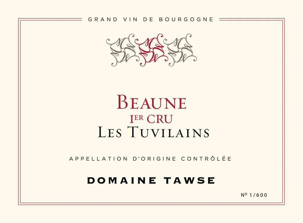 Beaune Les Tuvilains Premier Cru Bottle