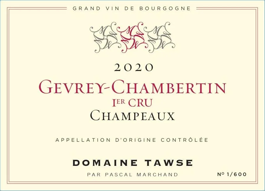 Gevrey-Chambertin Champeaux Premier Cru Bottle