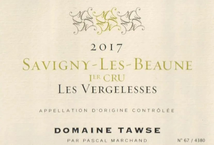 Savigny-les-Beaune Les Vergelesses Premier Cru Blanc Bottle