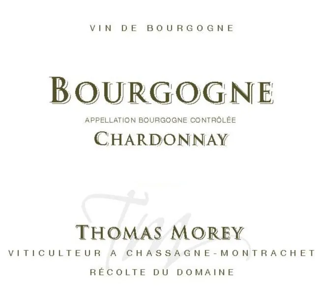 Bourgogne Chardonnay Bottle