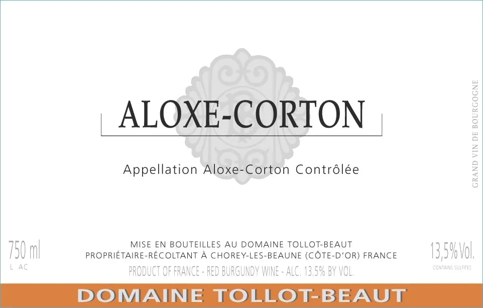 Aloxe-Corton Bottle