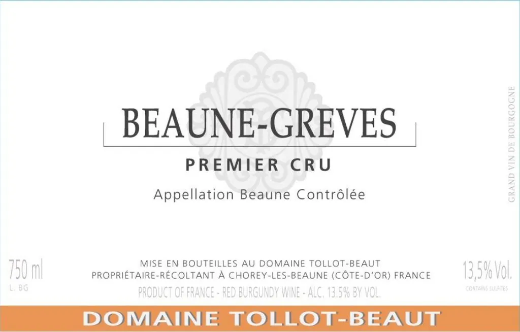 Beaune-Greves Premier Cru Bottle