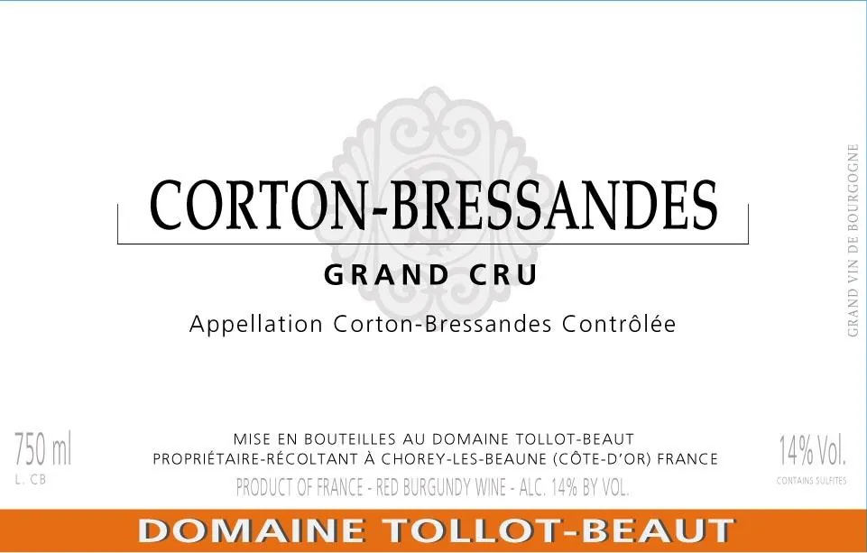Corton-Bressandes Grand Cru Bottle