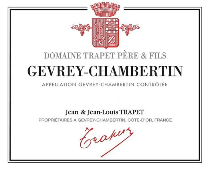 Gevrey-Chambertin Cuvee Ostrea Bottle