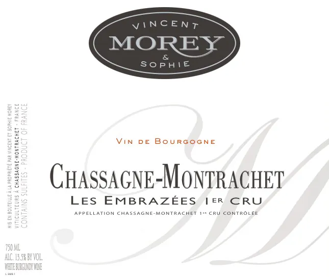 Chassagne-Montrachet Les Embazees Premier Cru Bottle