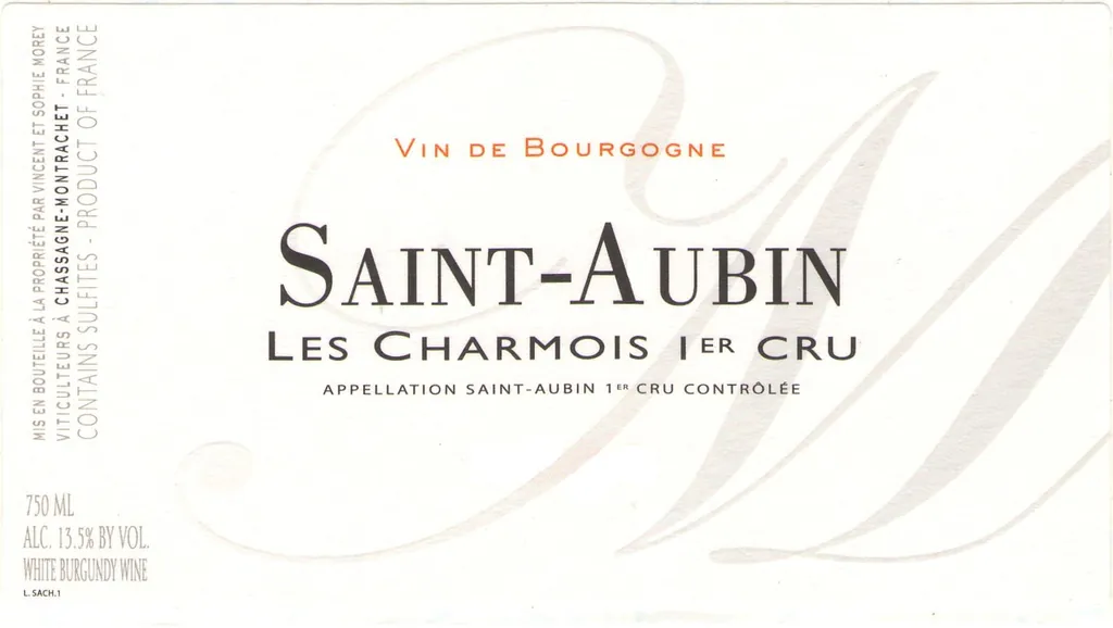 Saint-Aubin Les Charmois Premier Cru Bottle