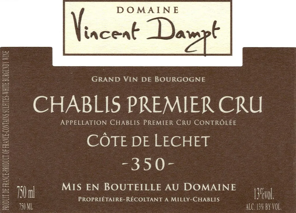 Chablis Cote de Lechet 350 Premier Cru Bottle