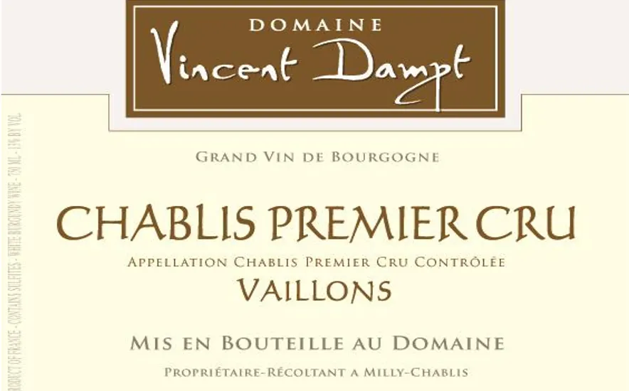 Chablis Vaillons Premier Cru Bottle