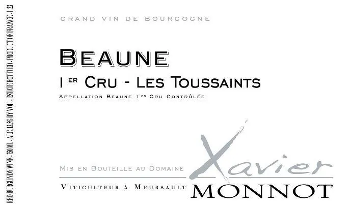 Beaune Les Toussaints Premier Cru Bottle
