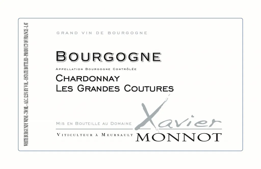 Bourgogne Les Grandes Coutures Chardonnay Bottle