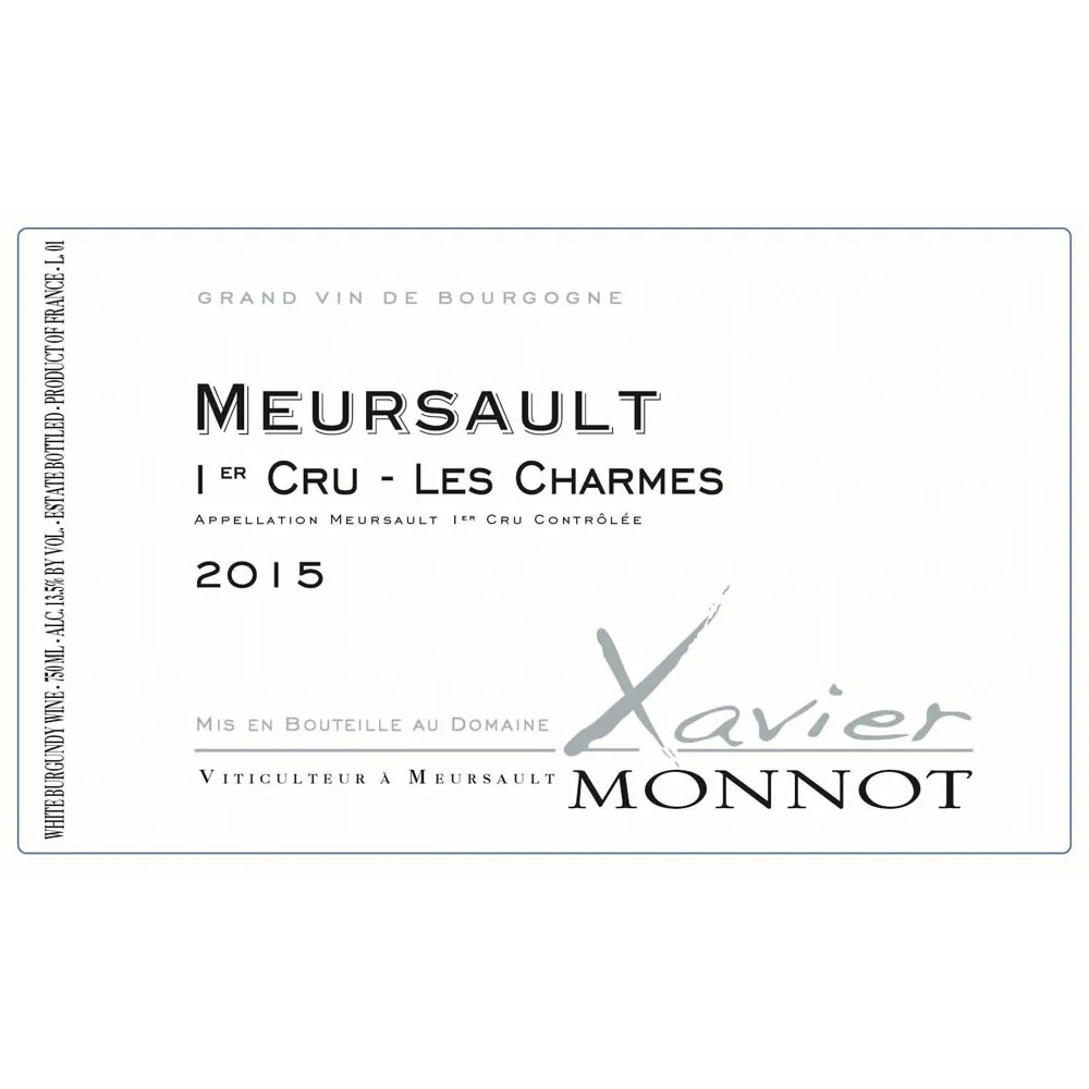 Meursault Les Charmes Premier Cru Bottle