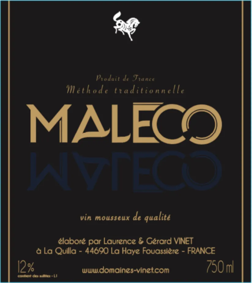 Maleco Methode Traditionnelle Brut Bottle