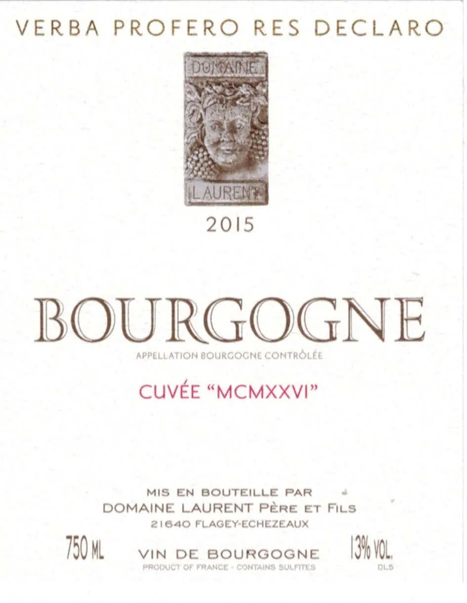 Bourgogne Rouge Cuvee MCMXXVI Bottle