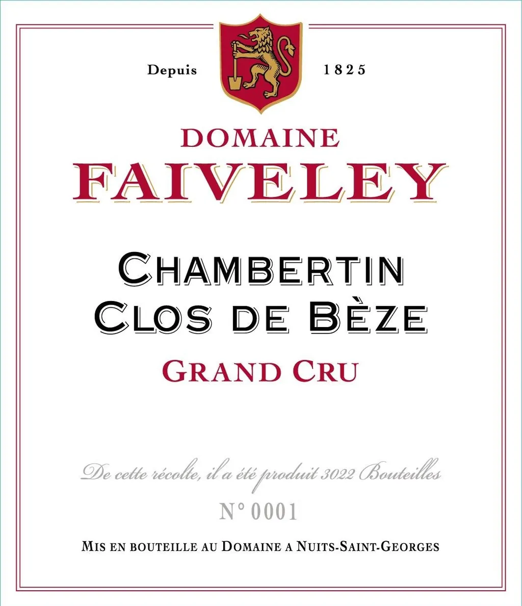 Chambertin Clos de Beze Grand Cru Bottle