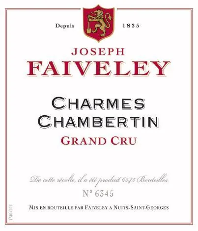 Charmes-Chambertin Grand Cru Bottle